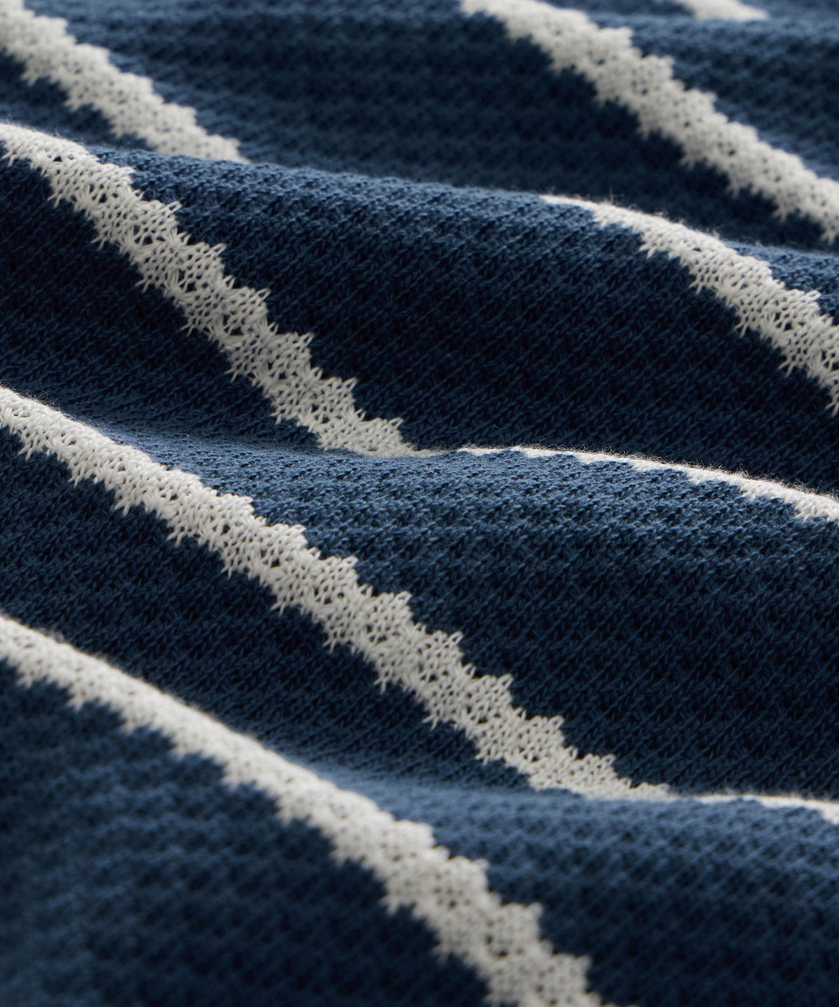 Todd Snyder Relaxed Textured Montauk Polo - Navy