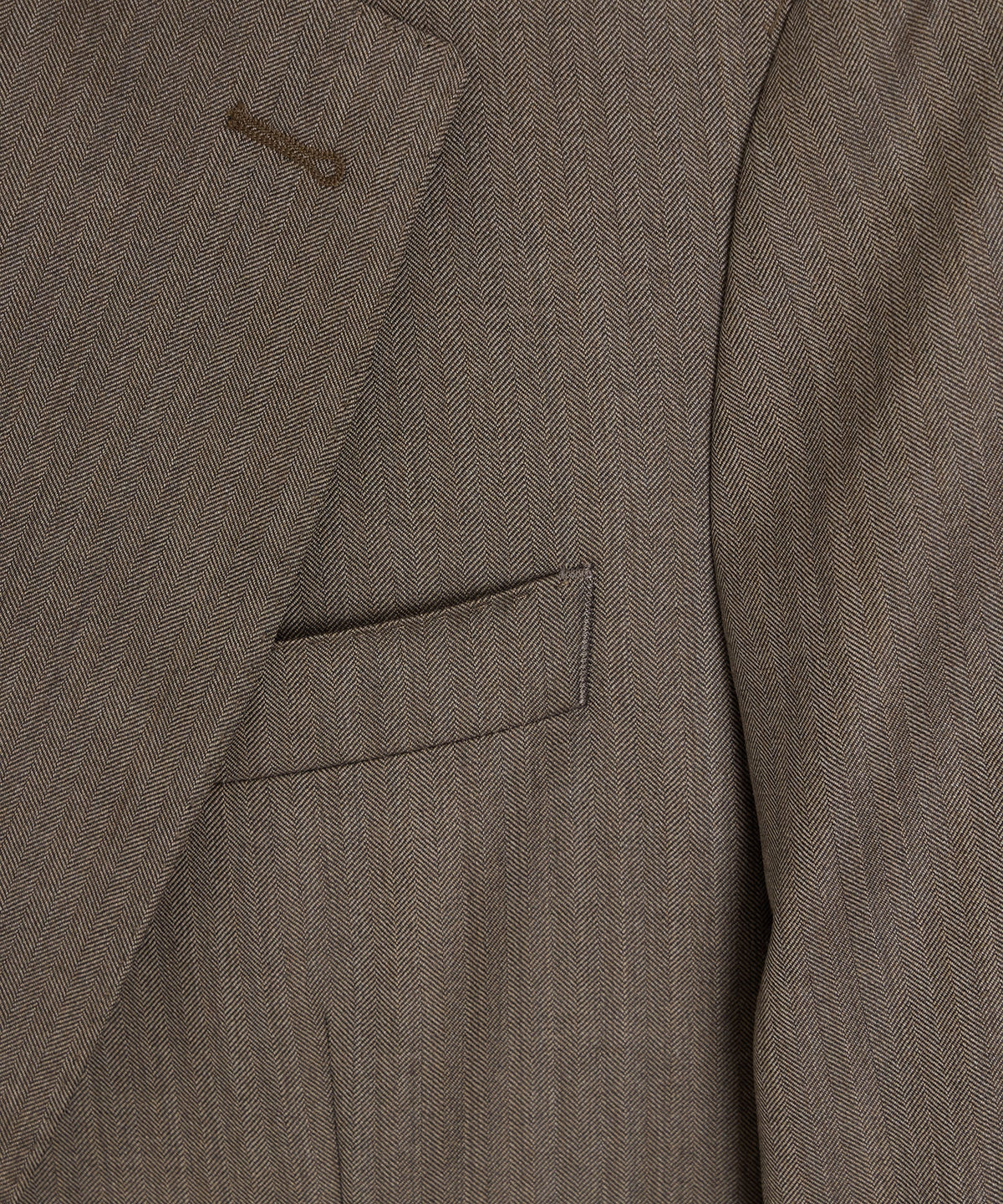 Todd Snyder Italian Wool Herringbone Madison Jacket - Light Brown