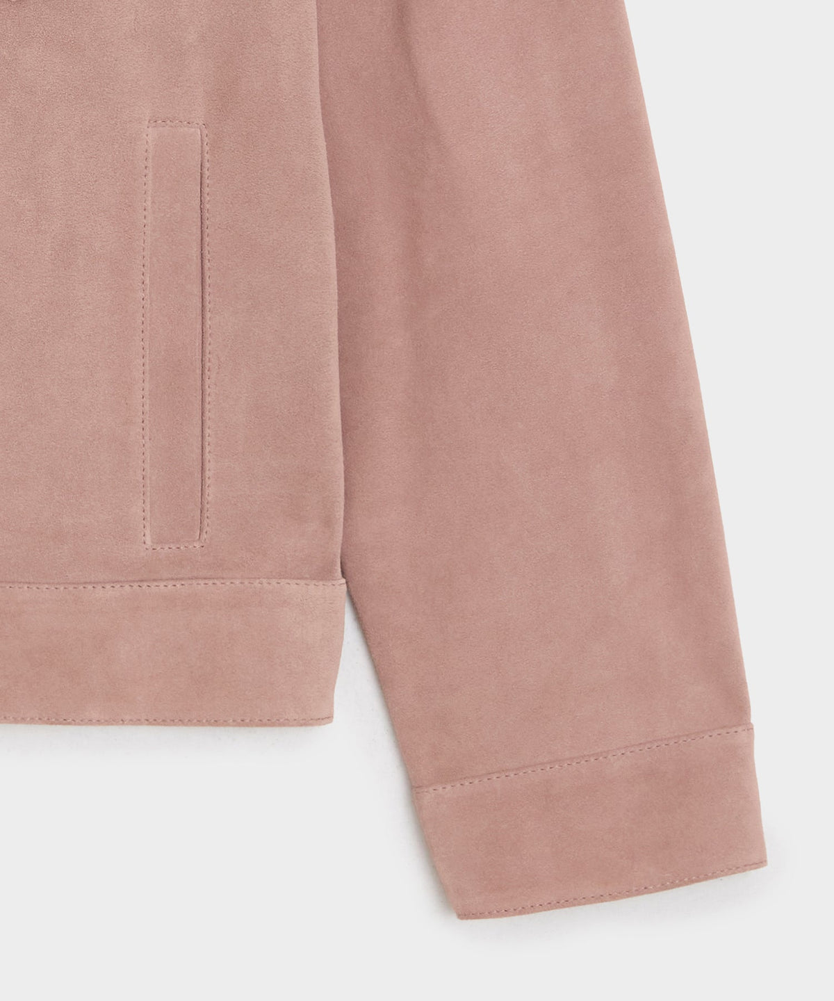 Todd Snyder Italian Suede Dylan Jacket - Blush