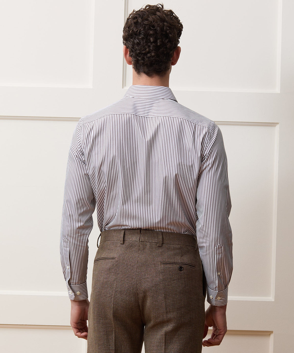 Todd Snyder End-On-End Poplin Dress Shirt - Brown