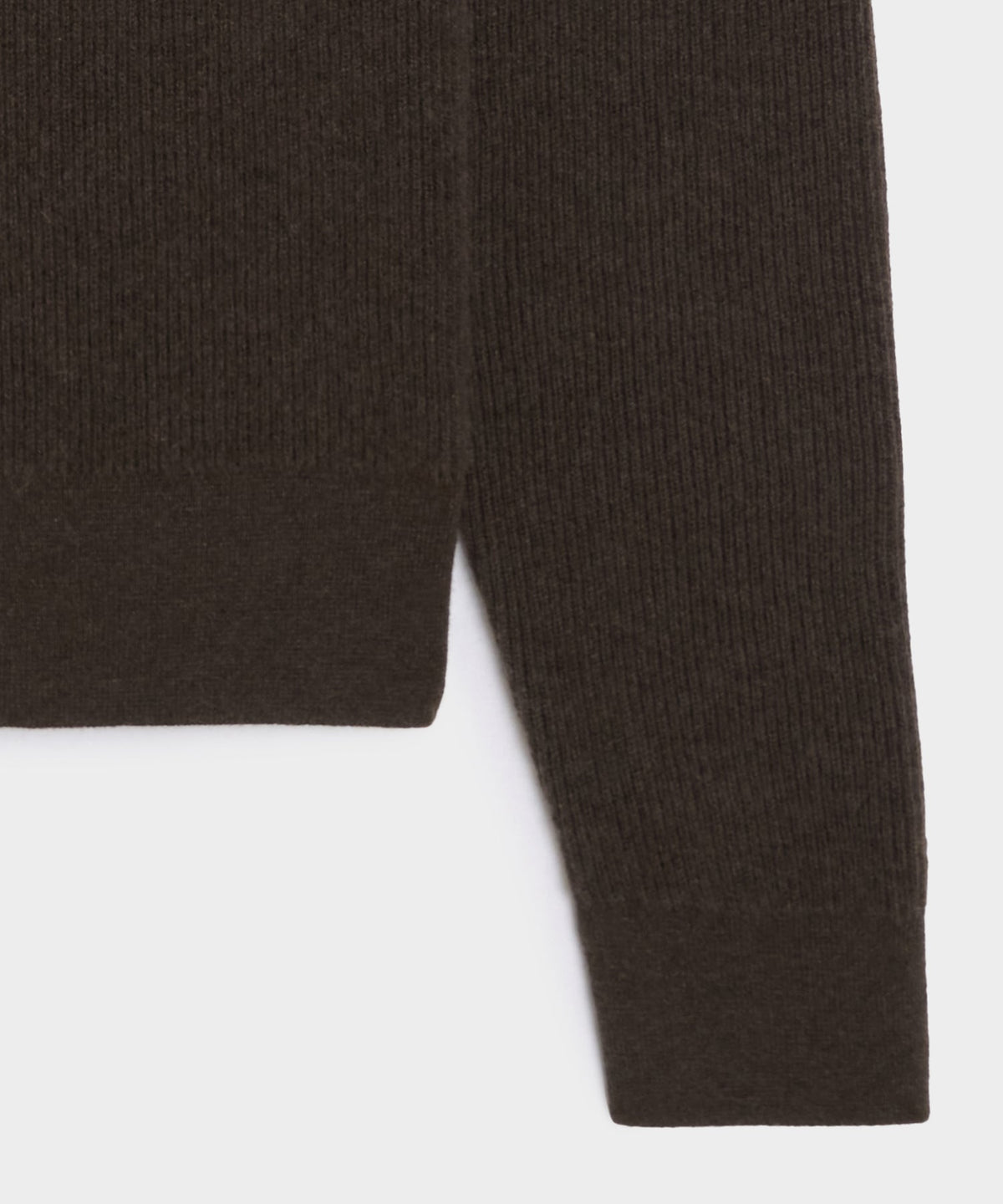Todd Snyder Made in Italy Cashmere Crewneck Sweater - Dark Mocha