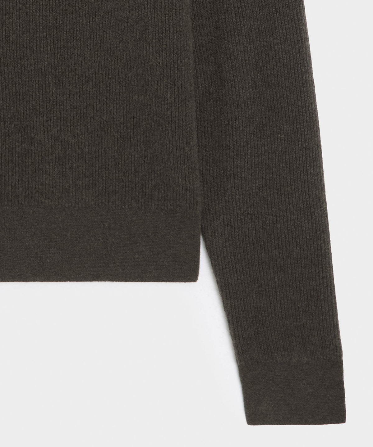 Todd Snyder Made in Italy Cashmere Sweater Polo - Dark Mocha