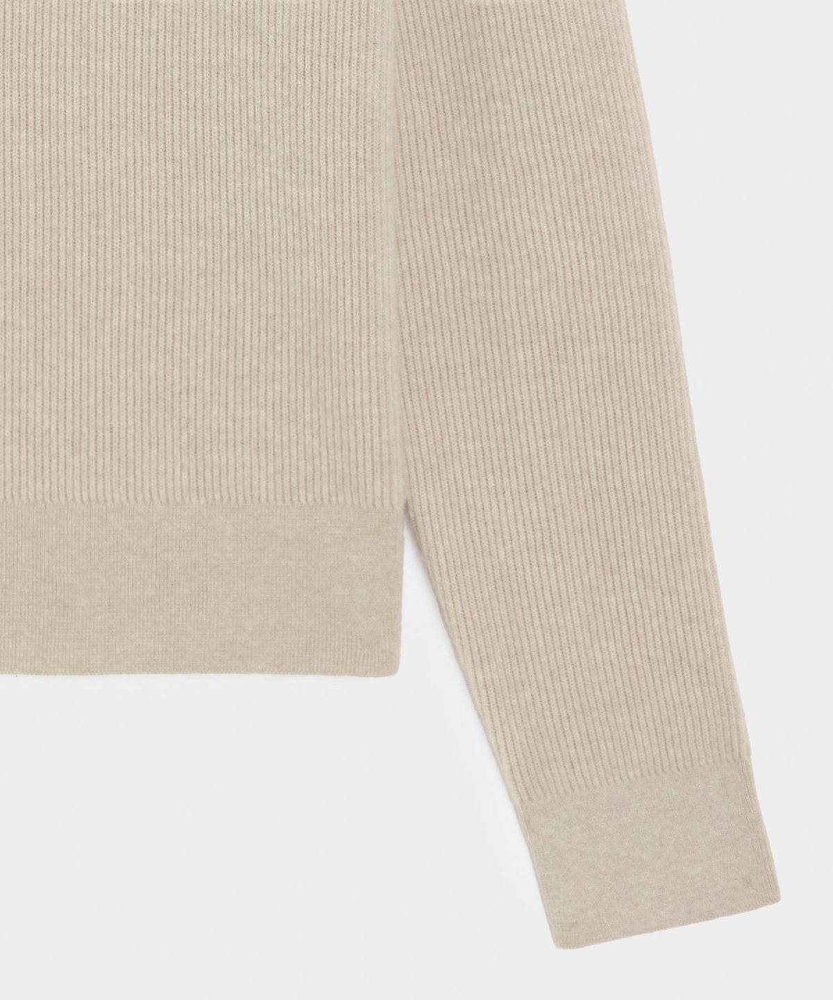 Todd Snyder Made in Italy Cashmere Sweater Polo - Oatmeal