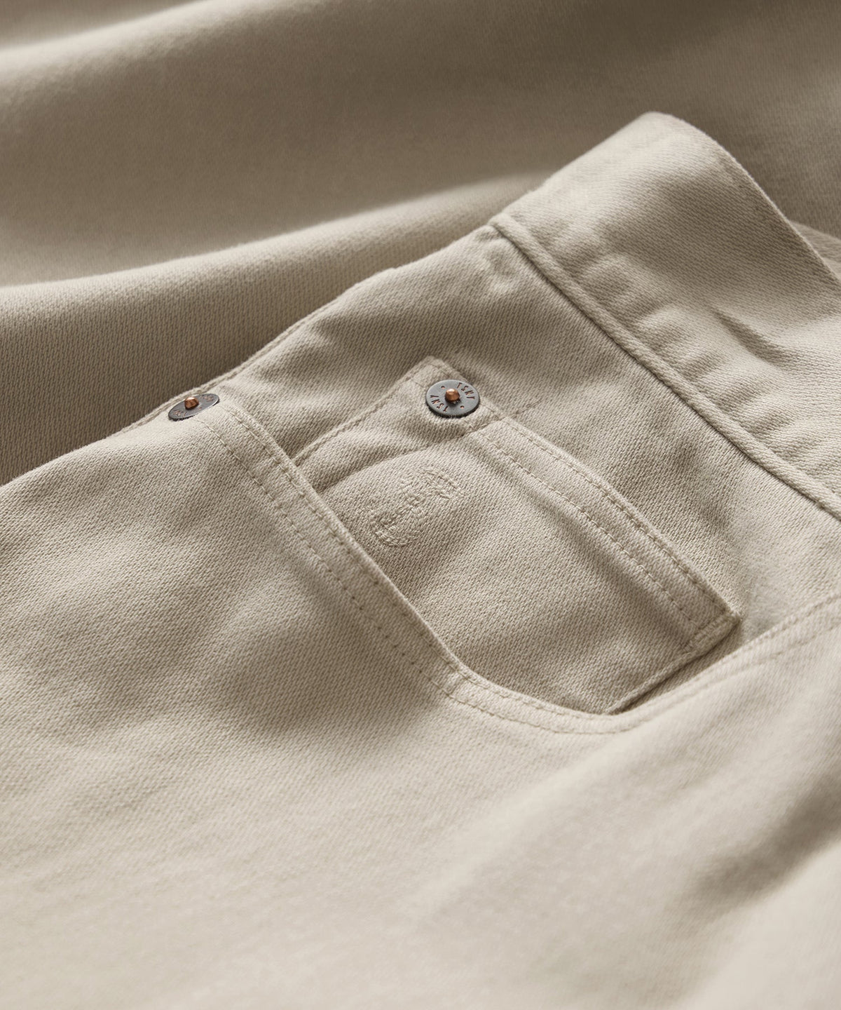 Todd Snyder Straight Fit 5-Pocket Chino - Stone