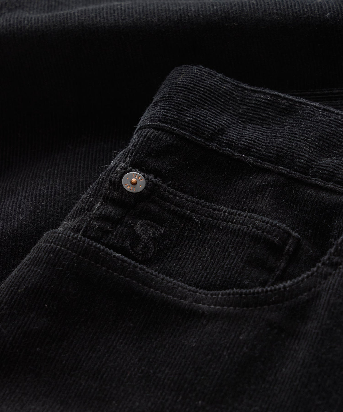 Todd Snyder Western 5-Pocket Corduroy Pant - Black