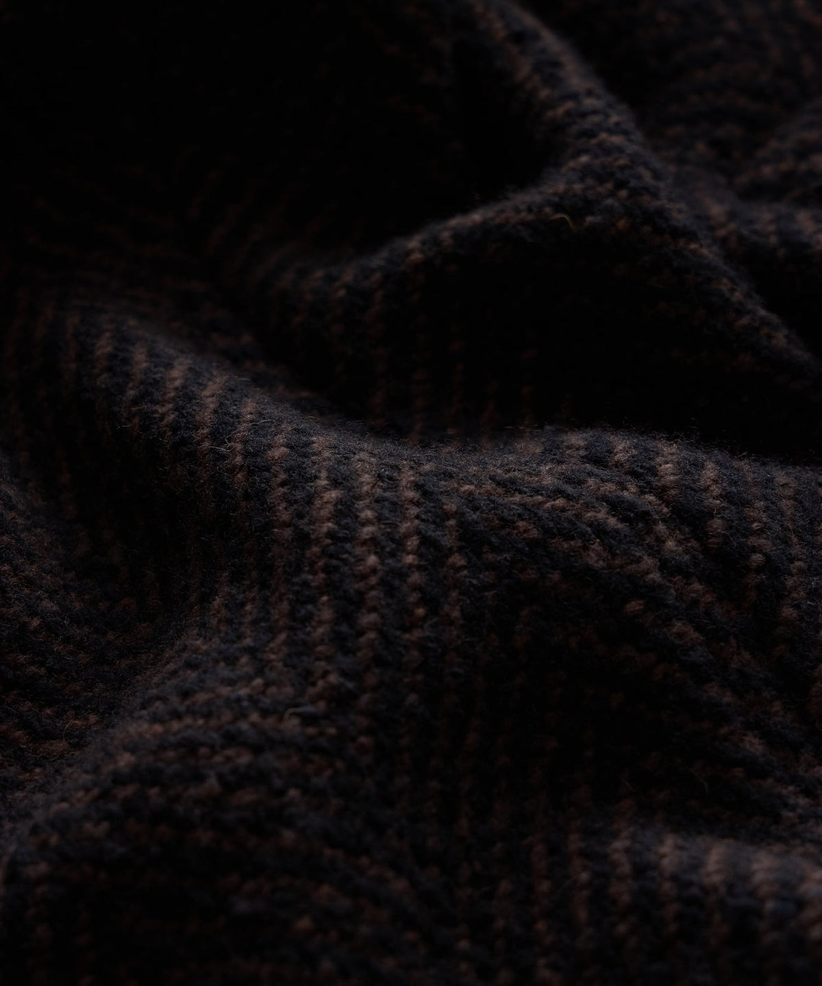 Todd Snyder Italian Wool Herringbone Peacoat - Brown