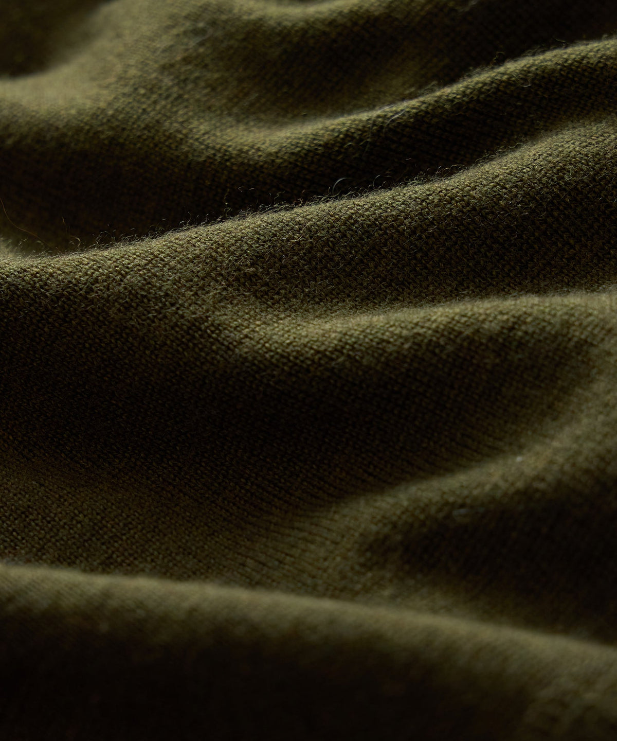 Todd Snyder Merino Full-Zip Sweater Polo - Snyder Olive