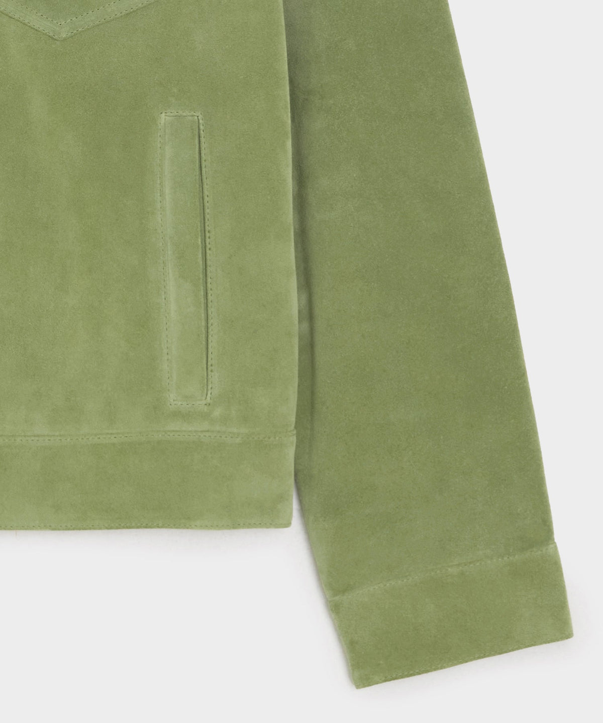 Todd Snyder Italian Suede Dylan Jacket - Desert Sage