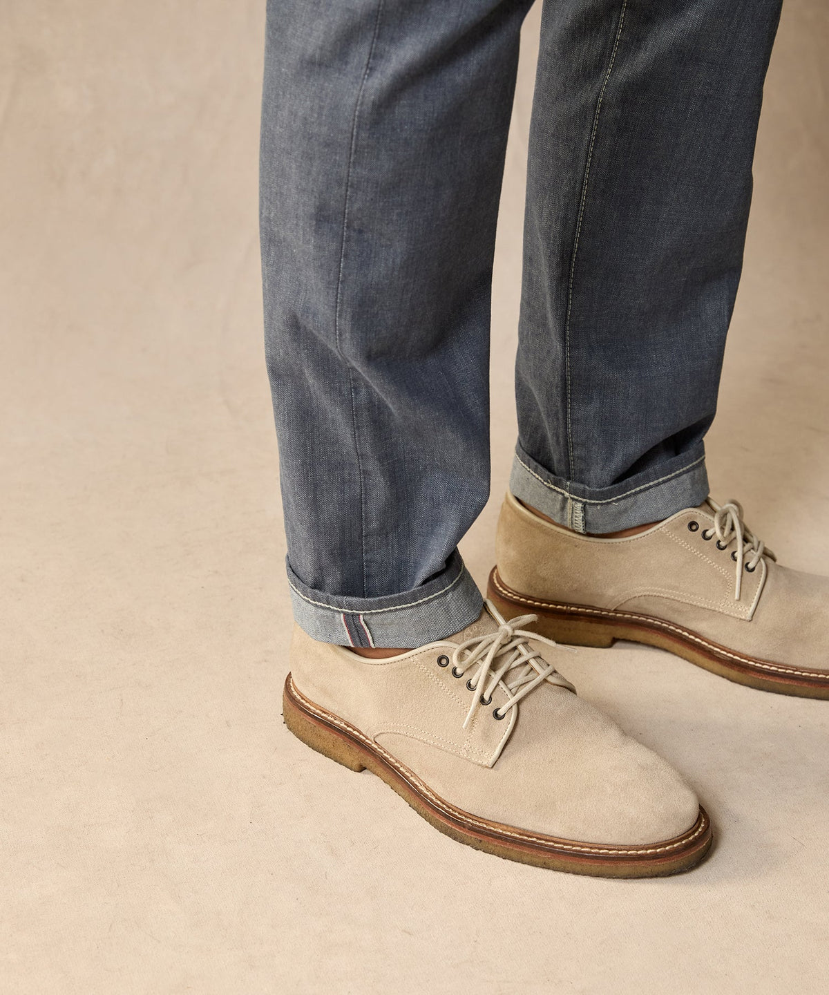 Todd Snyder Nomad Derby Shoe - Taupe