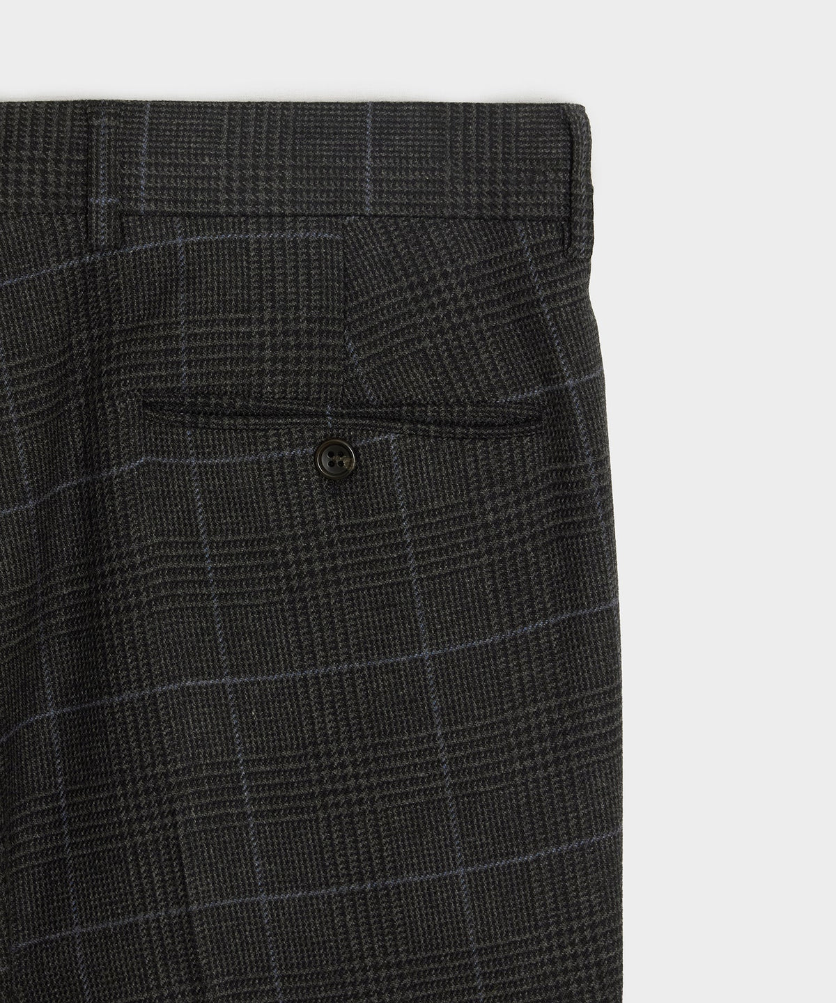 Todd Snyder Italian Glen Plaid Wythe Trouser - Charcoal