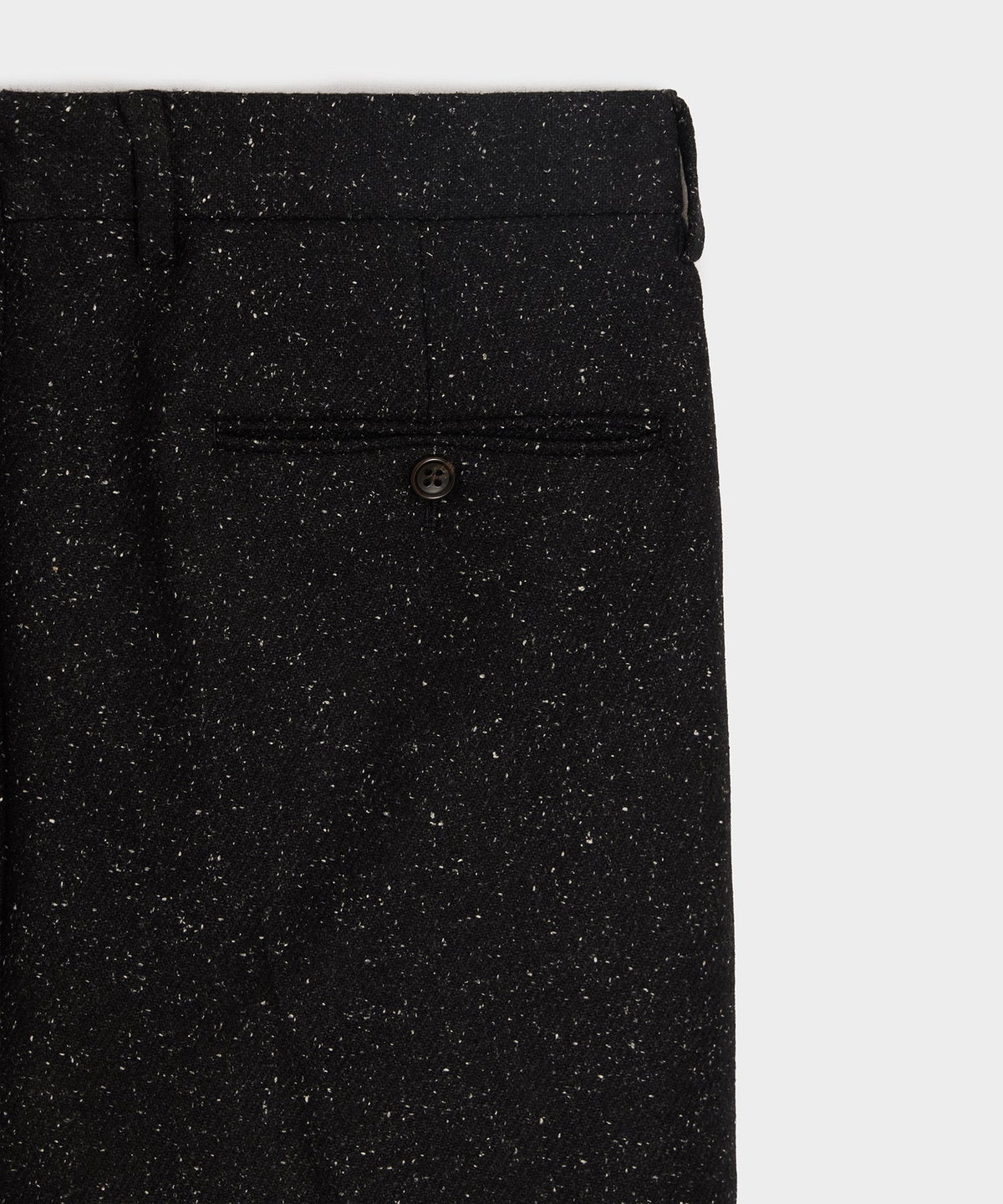 Todd Snyder Italian Silk-Donegal Wythe Trouser - Charcoal