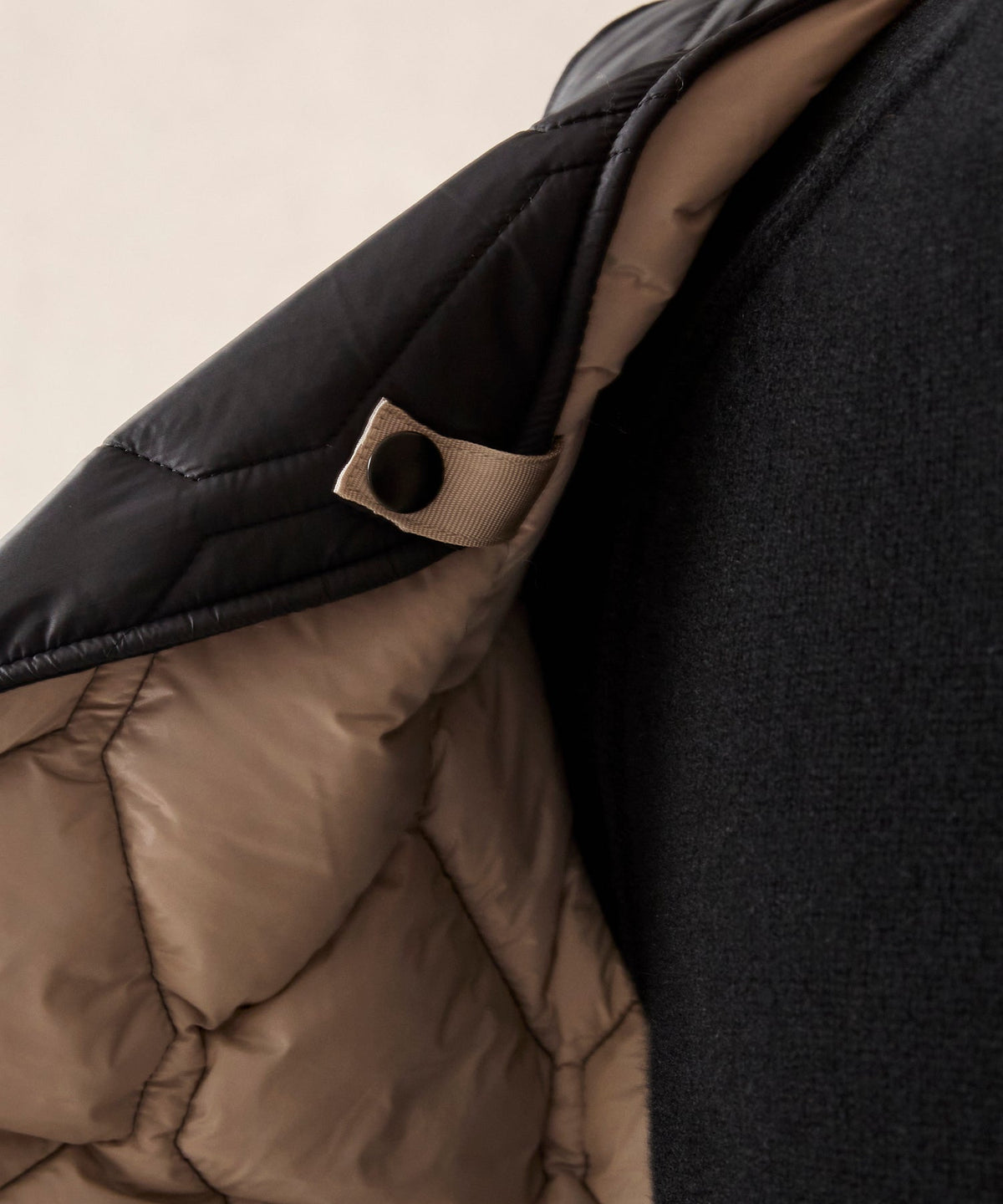 Todd Snyder Convertible Quilted Gilet Vest - Black