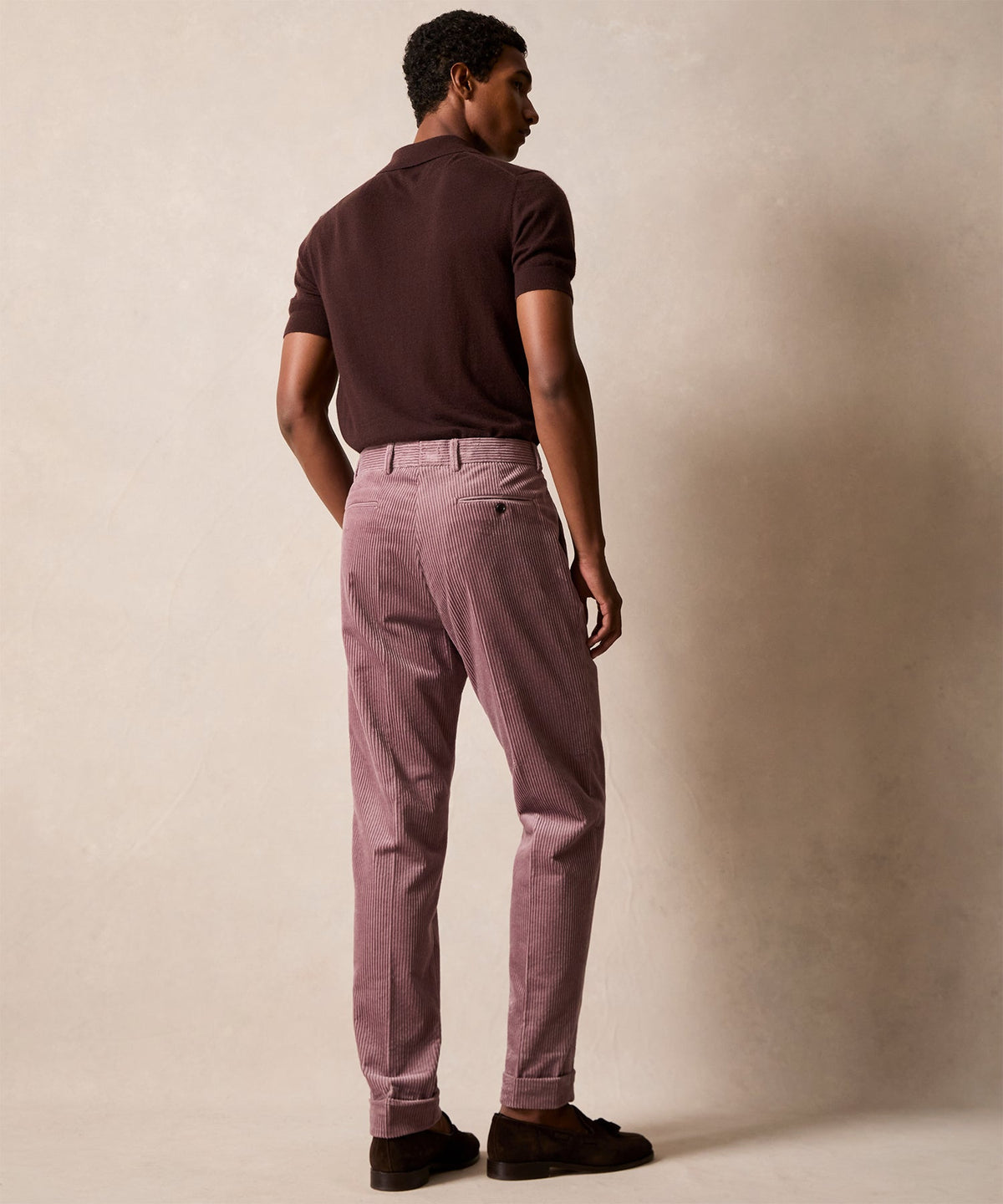 Todd Snyder Italian Wide Wale Corduroy Madison Trouser - Mauve