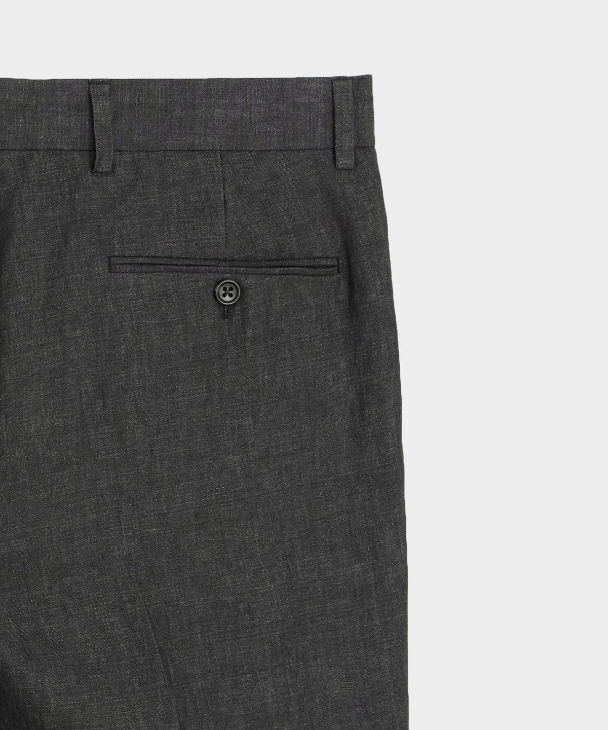 Todd Snyder Italian Linen Sutton Trouser - Charcoal