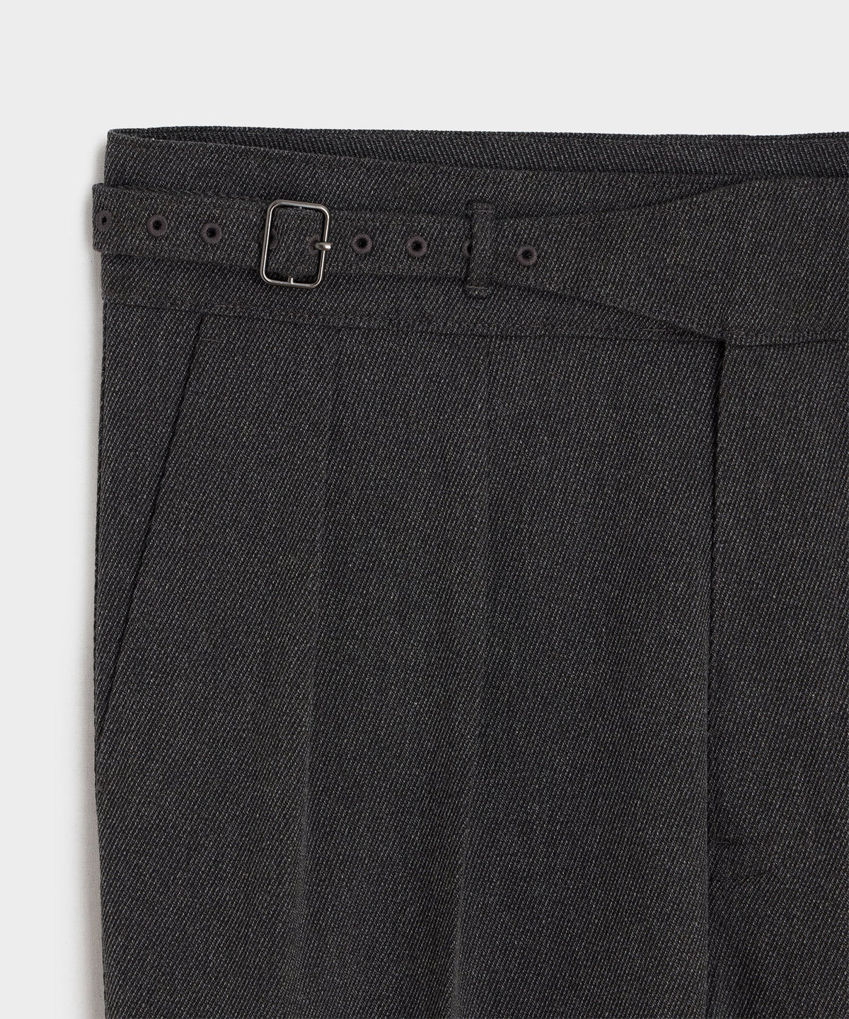 Todd Snyder Italian Cavalry Twill Gurkha Trouser - Charcoal