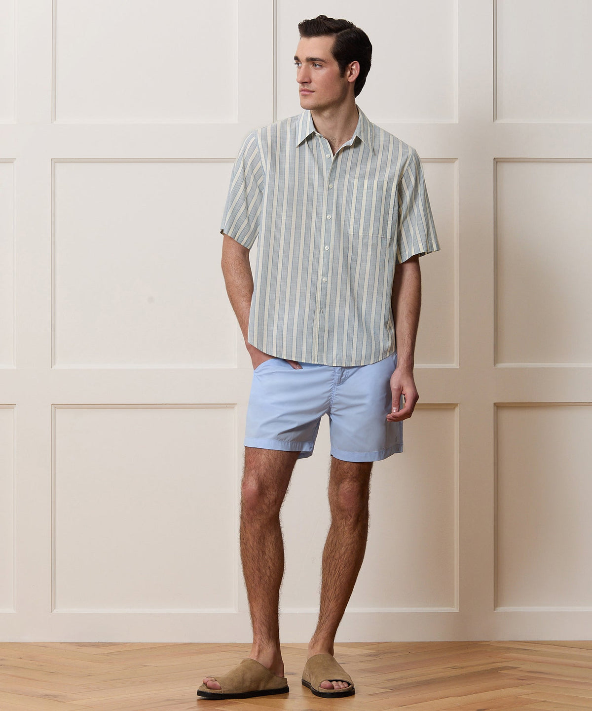 Todd Snyder Summerweight Big Shirt - Blue