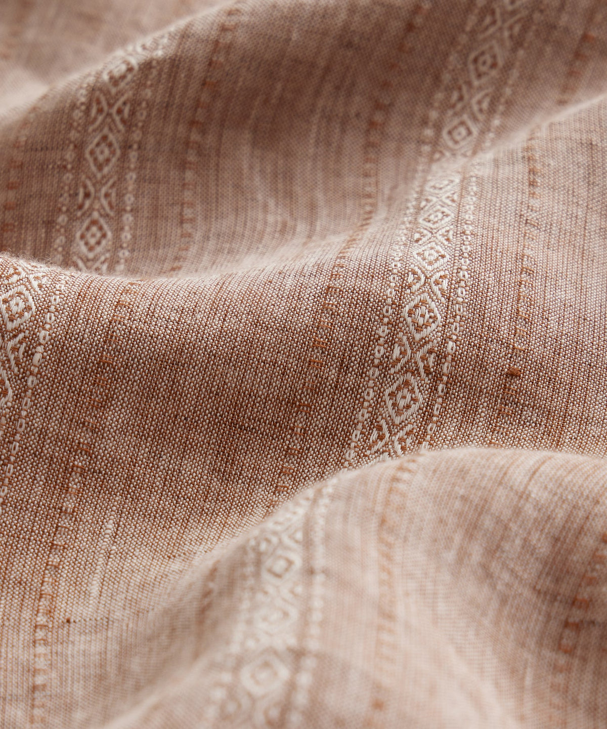 Todd Snyder Relaxed Linen Popover Shirt - Rust