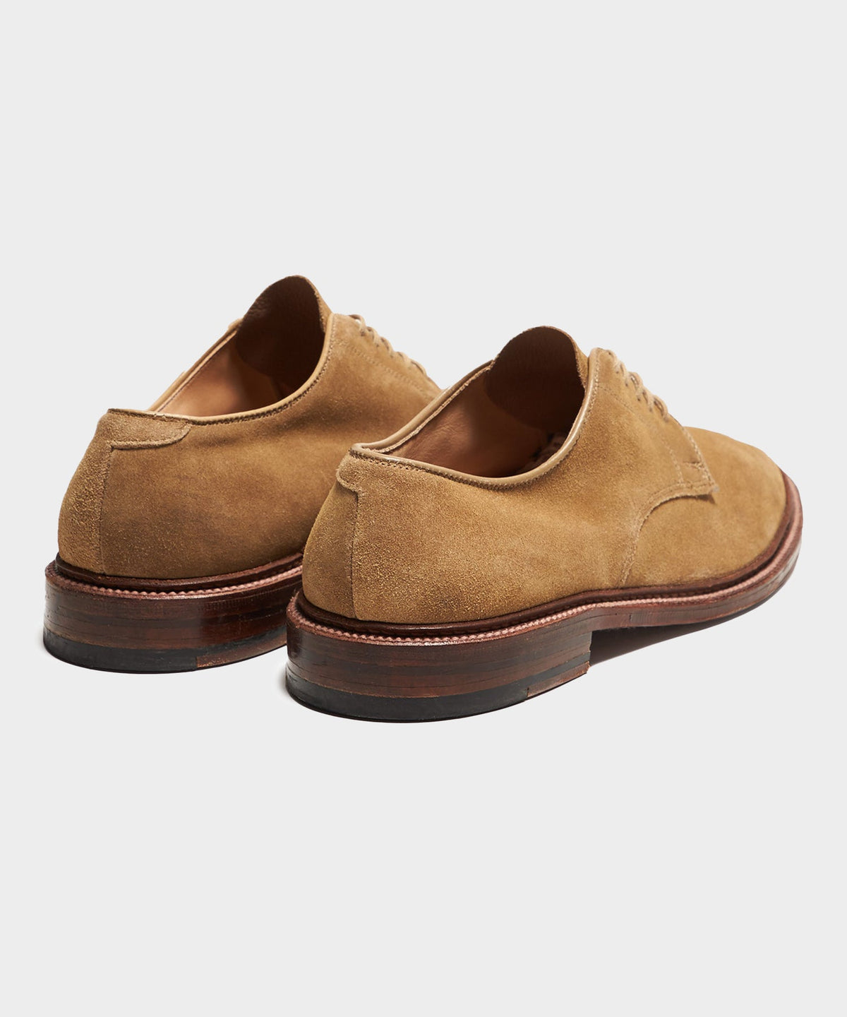 Todd Snyder Alden Unlined Suede Plain Toe Blucher - Tan