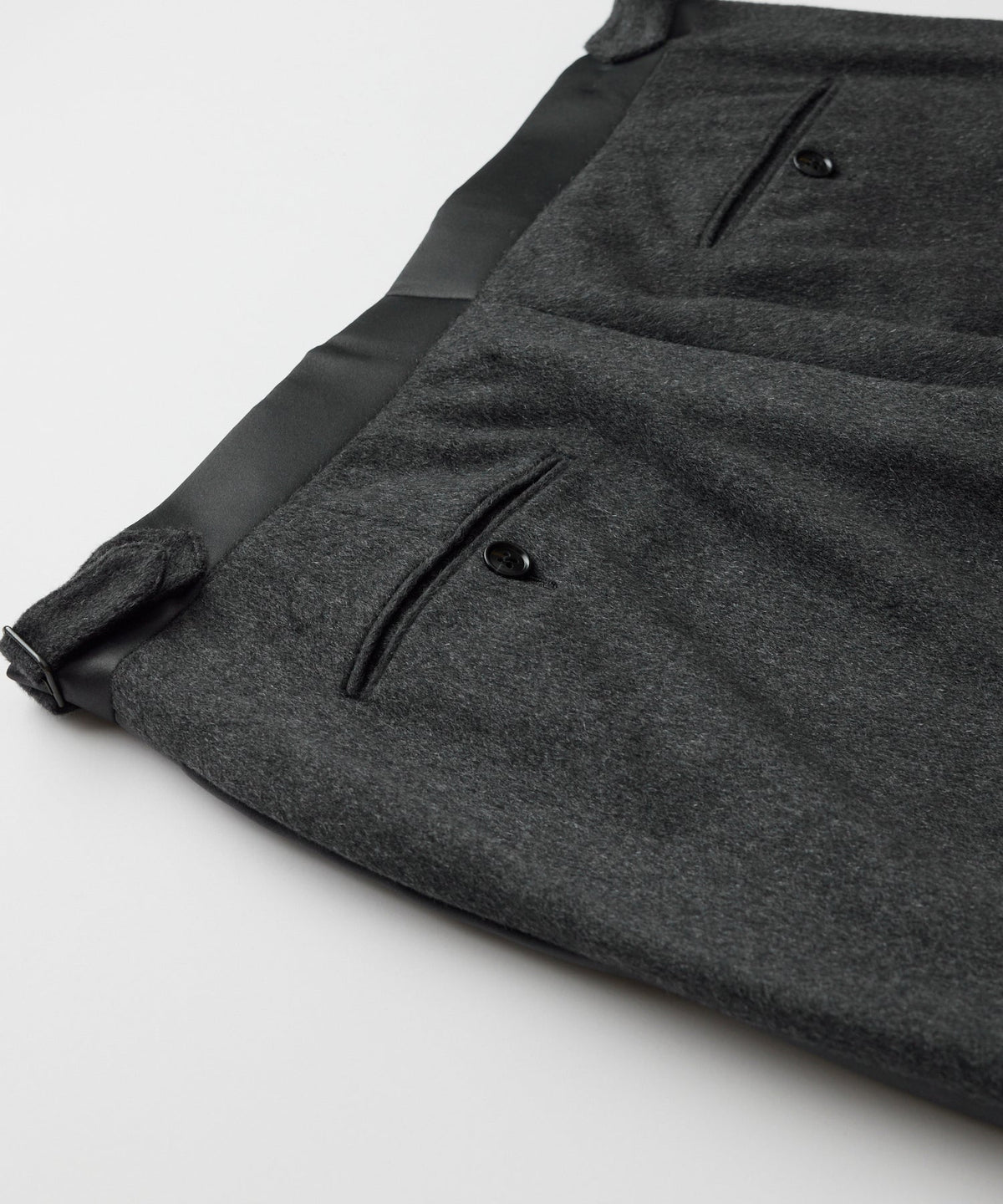 Todd Snyder Slim Italian Cashmere Tuxedo Trouser - Grey