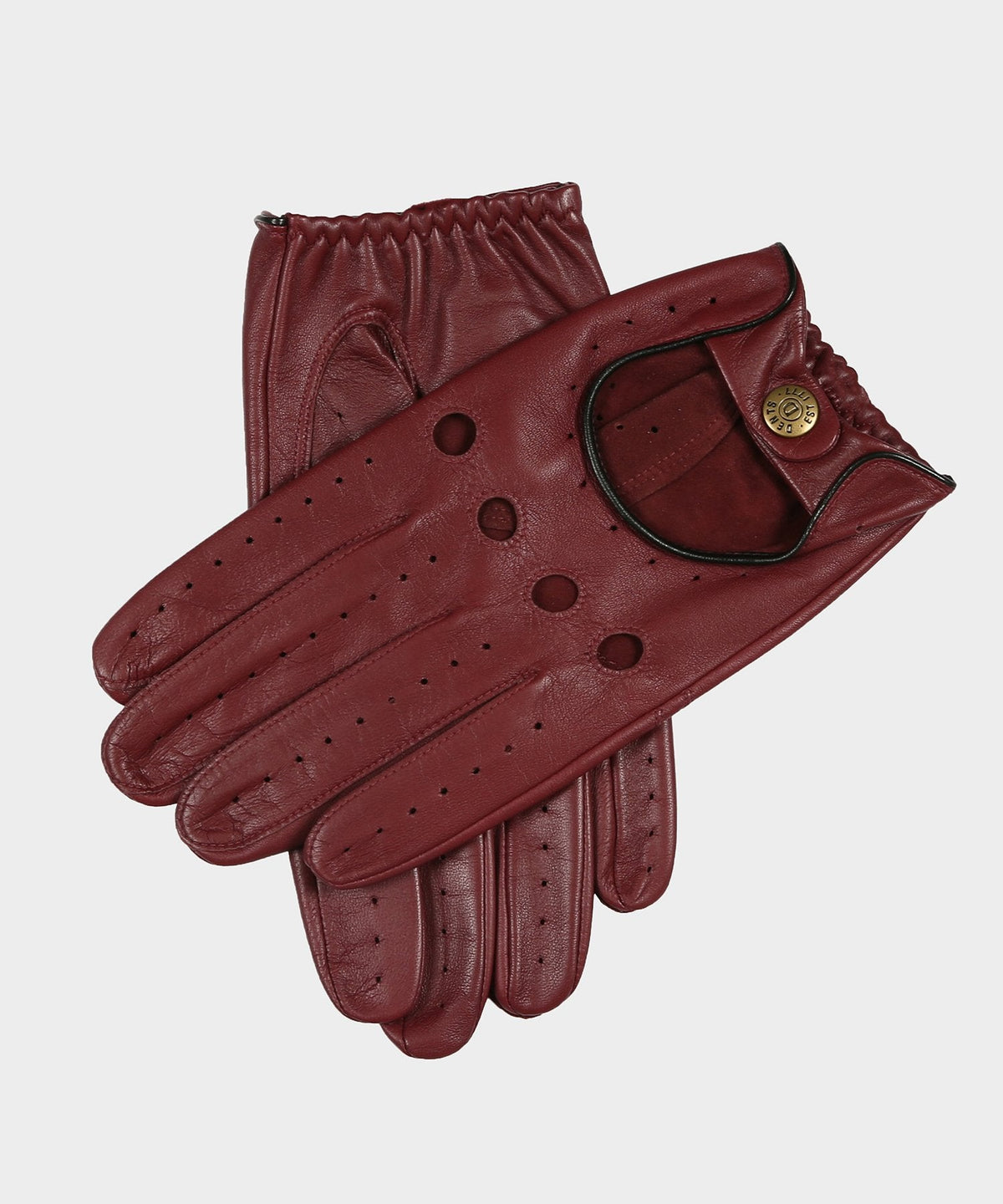 Todd Snyder Dents Delta Leather Driving Glove - WINE