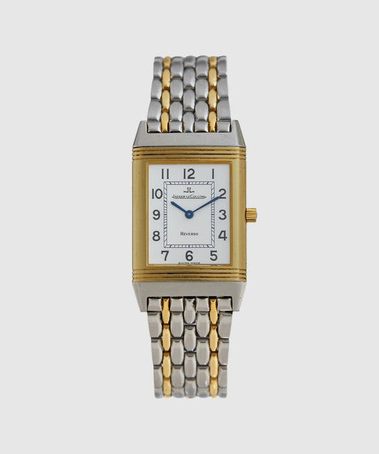 Todd Snyder 1990s Jaeger LeCoultre Reverso Classique Model Watch - Silver