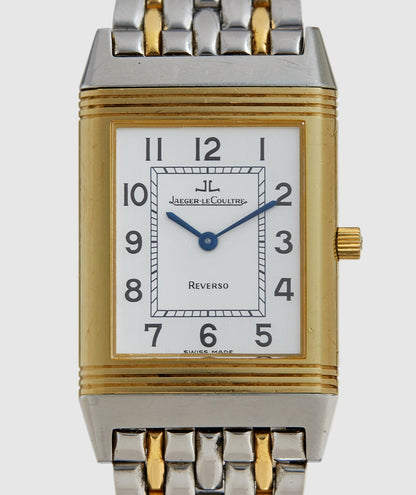 Todd Snyder 1990s Jaeger LeCoultre Reverso Classique Model Watch - Silver