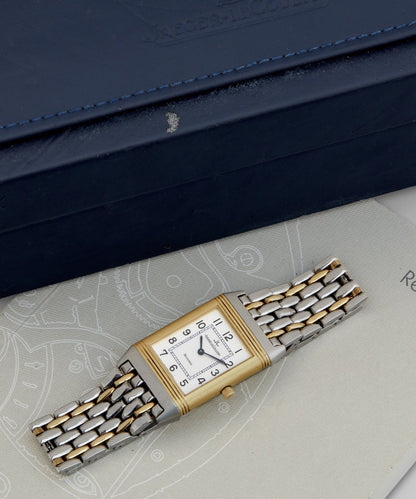 Todd Snyder 1990s Jaeger LeCoultre Reverso Classique Model Watch - Silver