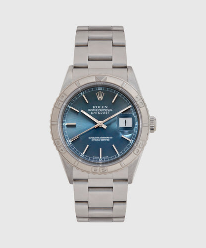 Todd Snyder 2000 Rolex Thunderbird Datejust Watch - Silver