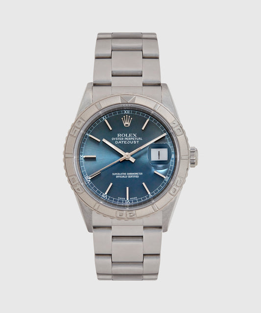 Todd Snyder 2000 Rolex Thunderbird Datejust Watch - Silver