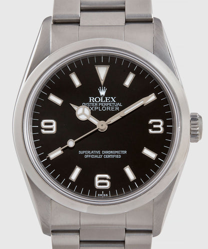 Todd Snyder 1997 Rolex Oyster Perpetual Explorer Watch - Silver