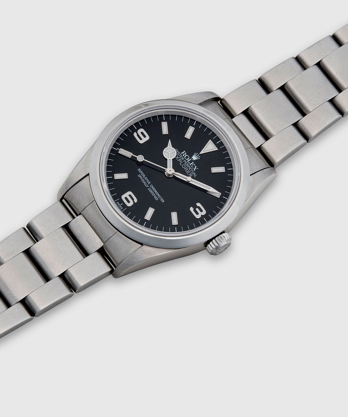 Todd Snyder 1997 Rolex Oyster Perpetual Explorer Watch - Silver