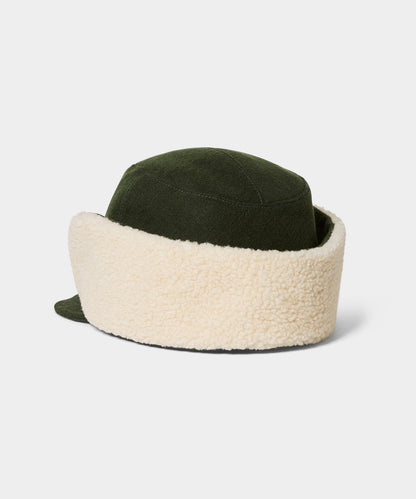Todd Snyder Câbleami Heavy Boa Cap - Olive