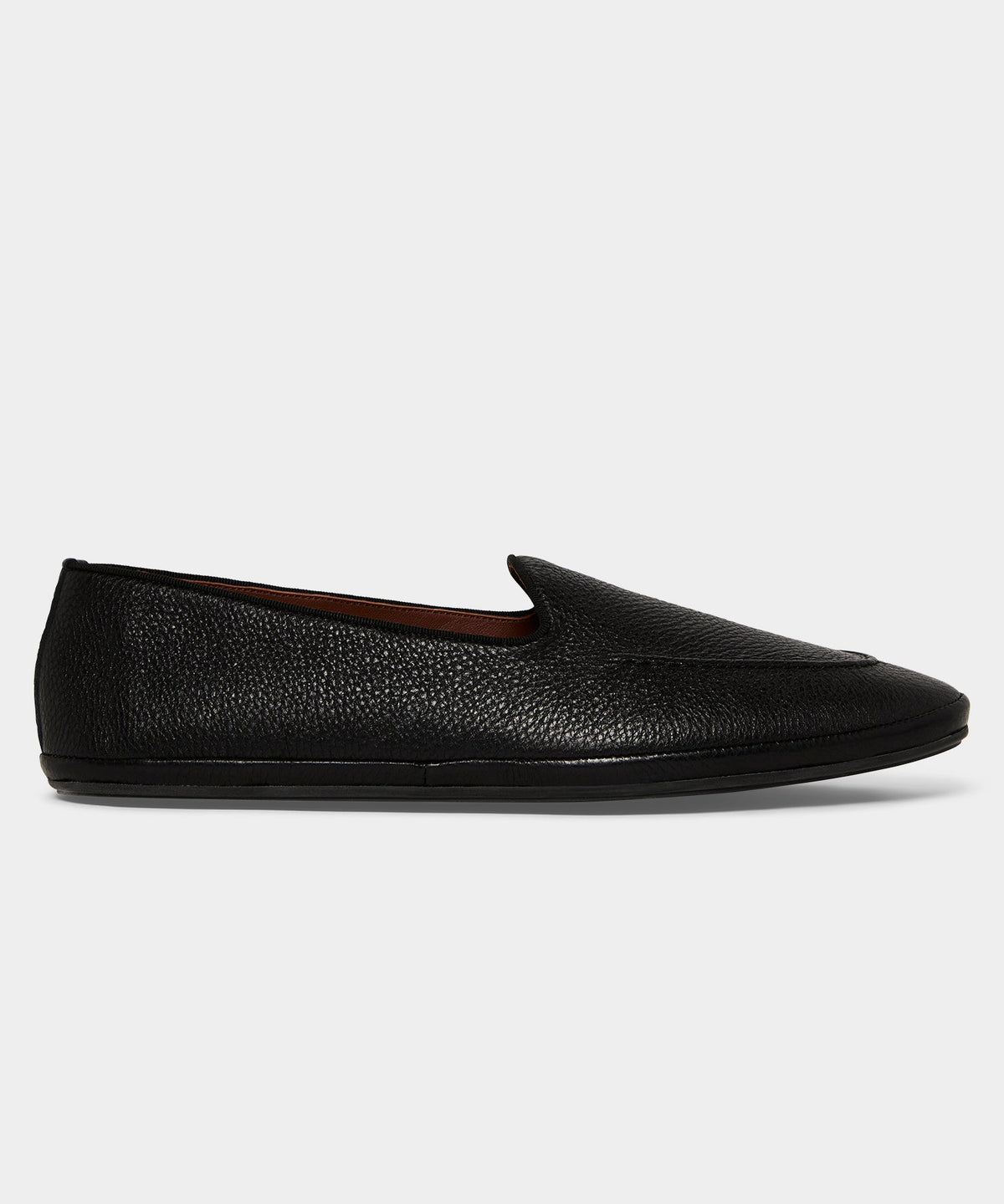 Todd Snyder Miez Leather Mocassino Slip-On Loafer - Black