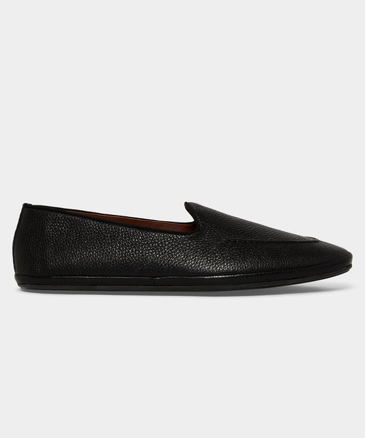 Todd Snyder Miez Leather Mocassino Slip-On Loafer - Black