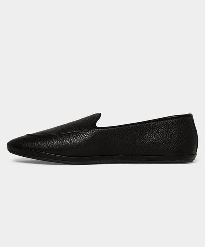 Todd Snyder Miez Leather Mocassino Slip-On Loafer - Black