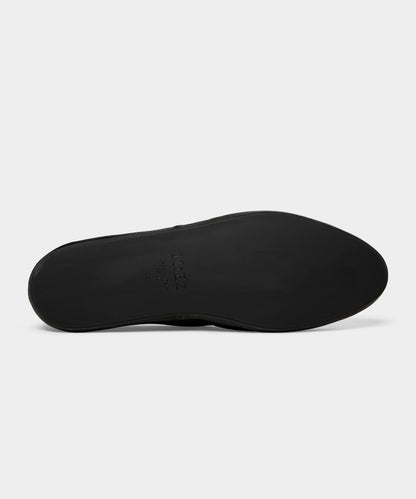 Todd Snyder Miez Leather Mocassino Slip-On Loafer - Black