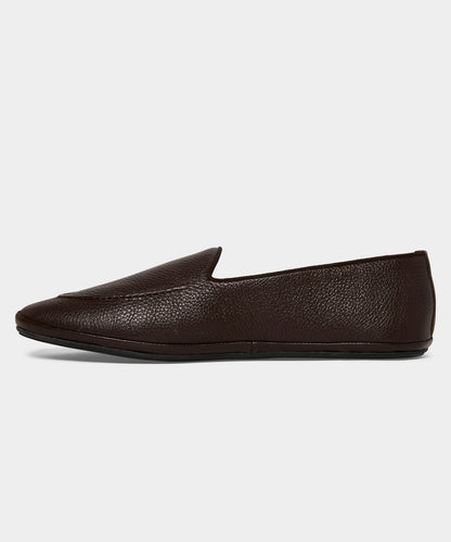 Todd Snyder Miez Leather Mocassino Slip-On Loafer - Dark Brown