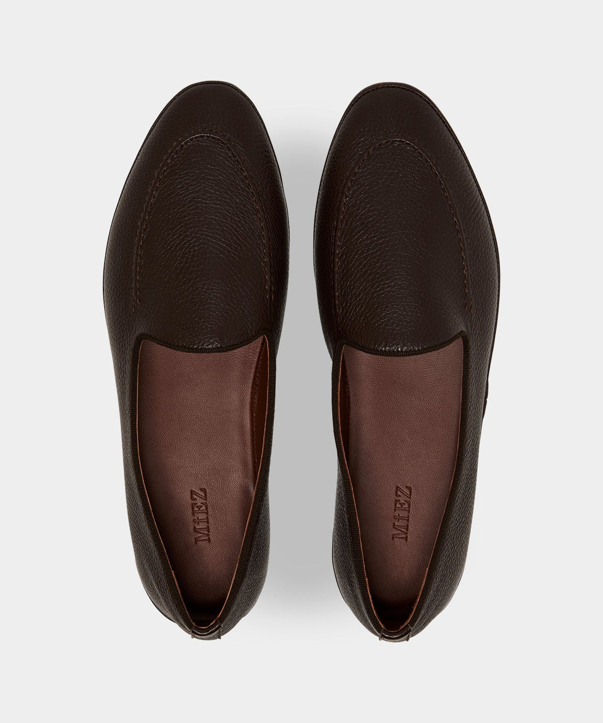 Todd Snyder Miez Leather Mocassino Slip-On Loafer - Dark Brown