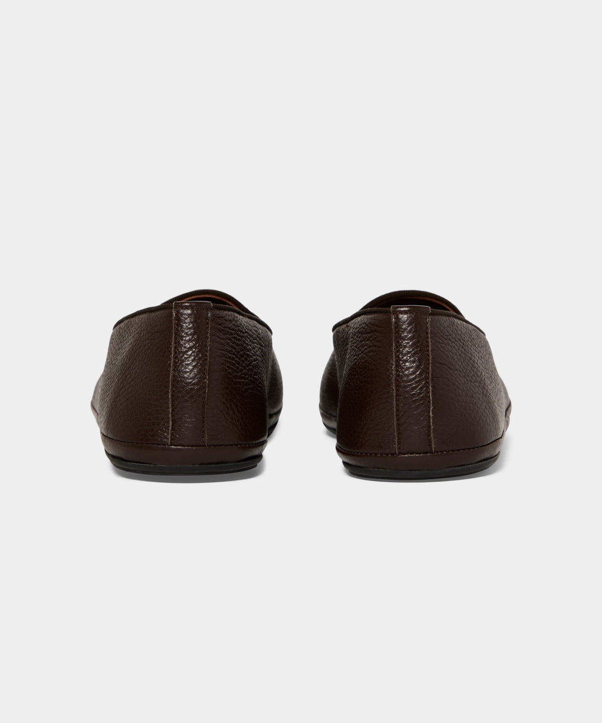 Todd Snyder Miez Leather Mocassino Slip-On Loafer - Dark Brown