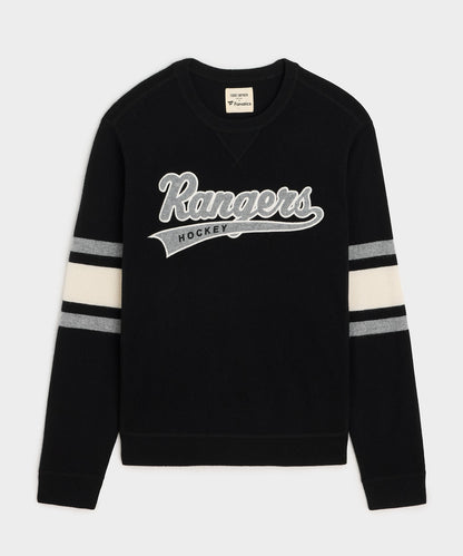 Todd Snyder Todd Snyder by Fanatics for NHL New York Rangers Cashmere Crewneck - Black