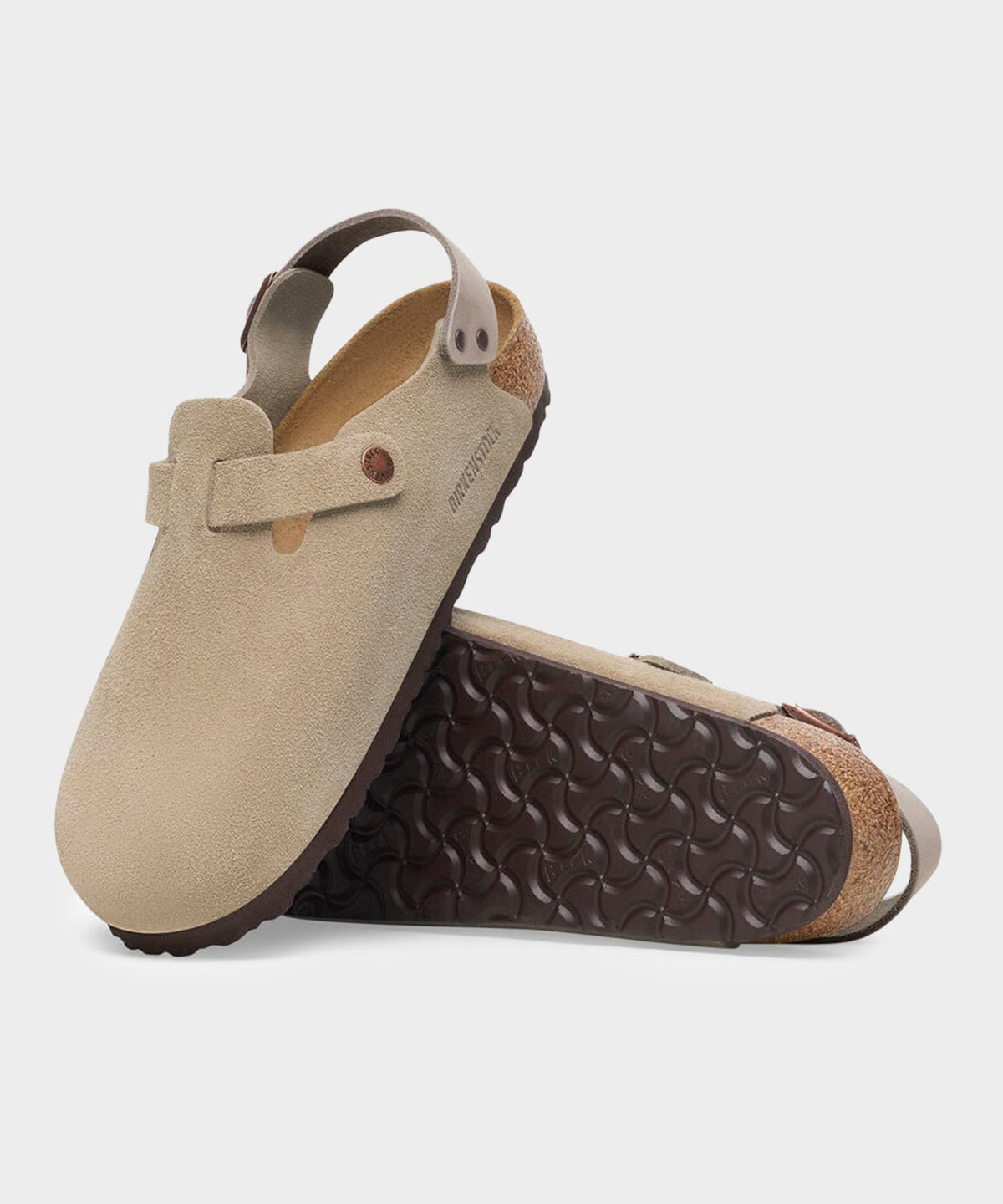 Todd Snyder Birkenstock Tokio Suede Clog - Taupe