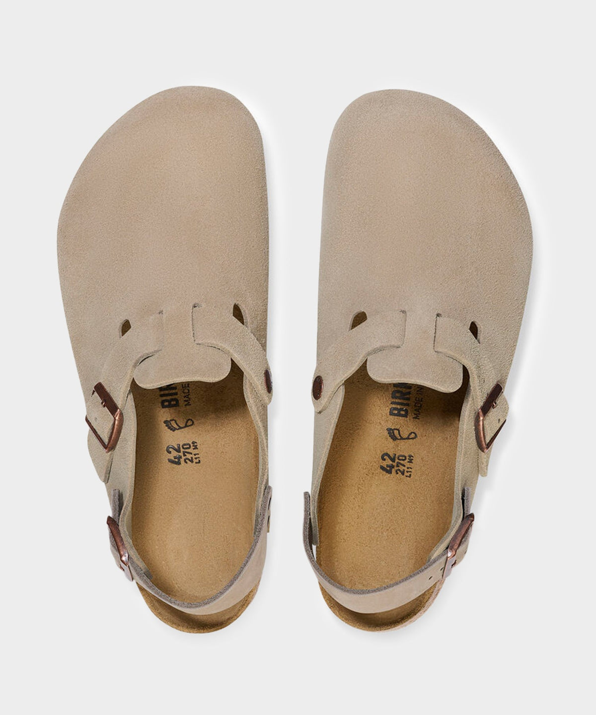 Todd Snyder Birkenstock Tokio Suede Clog - Taupe