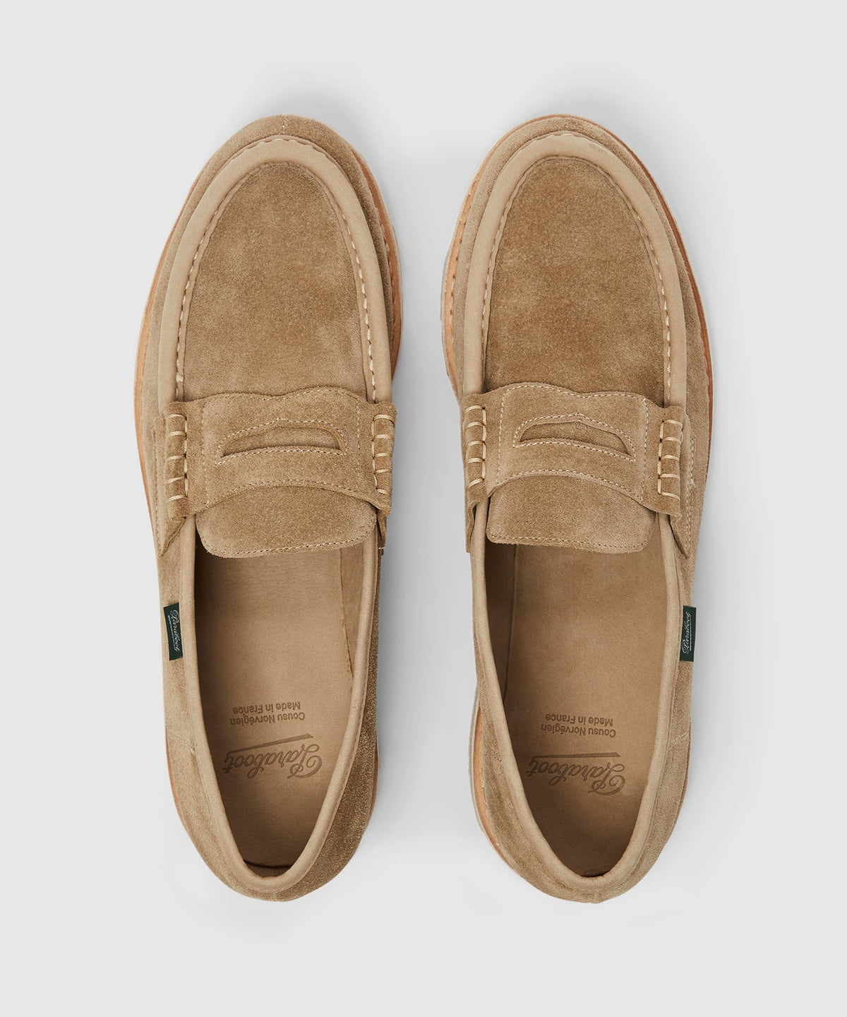 Todd Snyder Paraboot Nante Suede Loafer - Sand