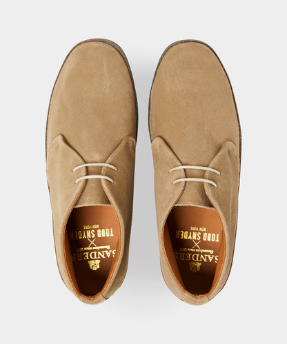 Todd Snyder Sanders Suede Sam Chukka Boot - Sand Stone