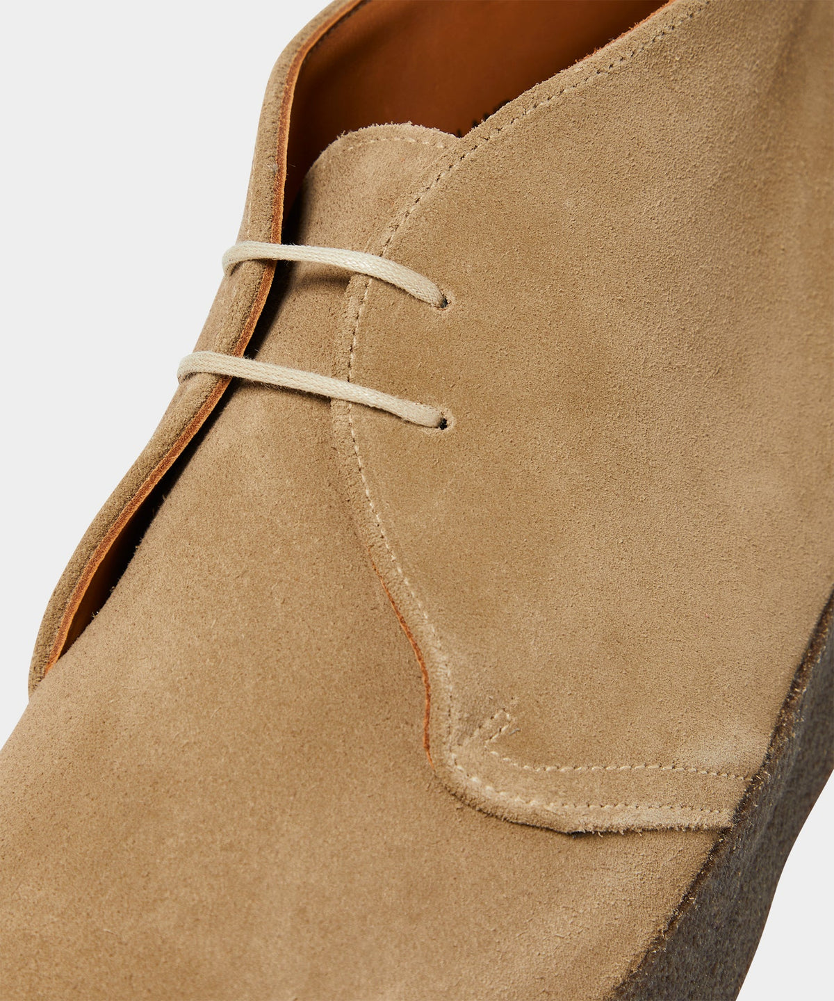 Todd Snyder Sanders Suede Sam Chukka Boot - Sand Stone