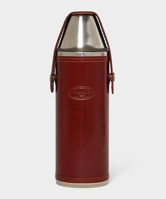 Todd Snyder F. Hammann Leather Hunting Flask - Whiskey