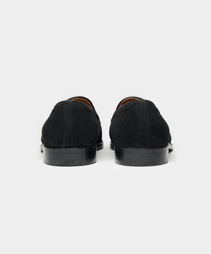 Todd Snyder Todd Snyder x Alden Suede Tassel Loafer - Black