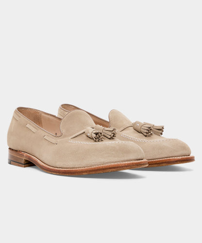 Todd Snyder Todd Snyder x Alden Suede Tassel Loafer - Off White