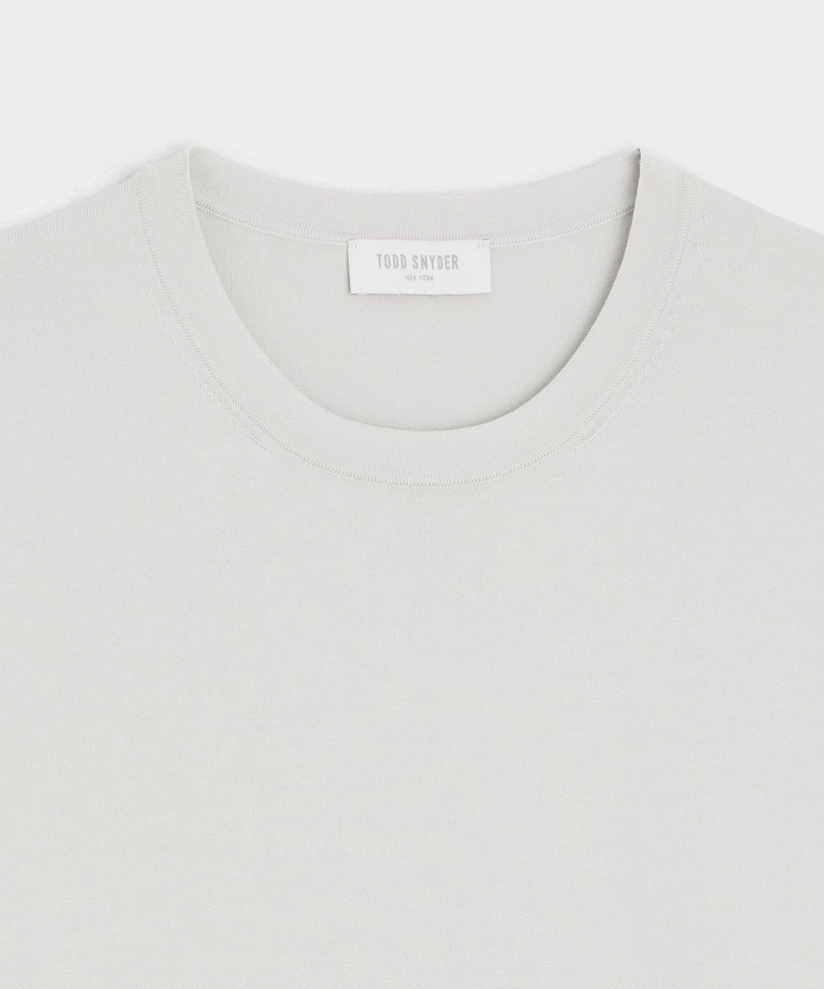 Todd Snyder Italian Lightweight Sweater Tee - Grey
