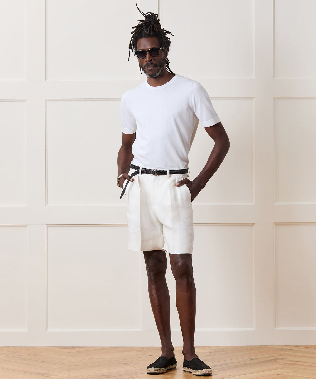 Todd Snyder Italian Lightweight Sweater Tee - White